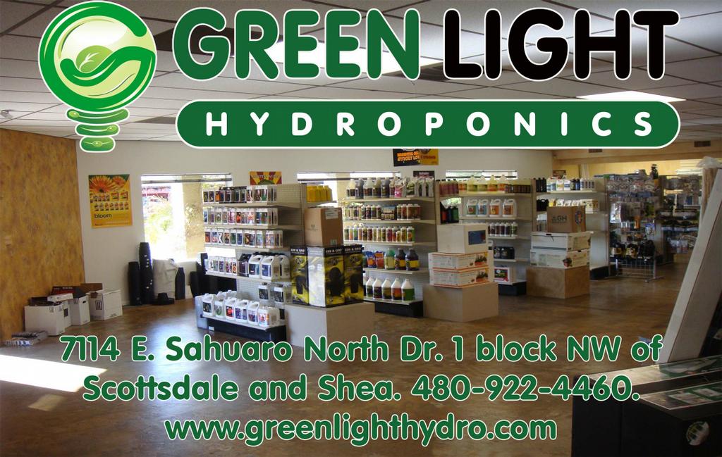 Green Light Hydroponics Arizona Scottsdale AZ 85254 4809224460